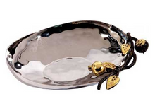 Load image into Gallery viewer, Oval Golden Pomegranate Bowl