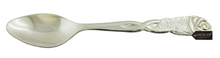 Load image into Gallery viewer, Silver Plated Flower and Vine Designed Decorative Dish with Spoon