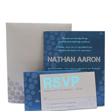 Load image into Gallery viewer, Sports Themed Bar Mitzvah Invitation