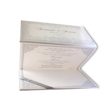 Load image into Gallery viewer, Silver Sophistication Wedding Invitation