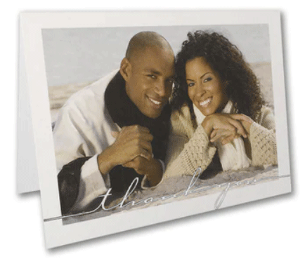 Simple but Elegant Photo Thank You Card