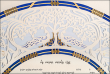 Load image into Gallery viewer, Lace Surrounded by Roses Ketubah