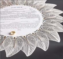 Load image into Gallery viewer, Sunburst Tiara Laser Cut Ketubah