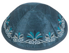 Load image into Gallery viewer, Embroidered Date Palm Kippah By Yair Emanuel in Different Colors
